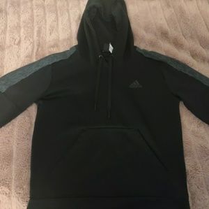 Adidas black and grey Climawarm sweatshirt